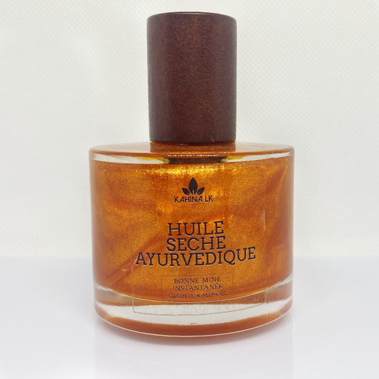 Huile sèche ayurvédique bonne mine instantanée carotte & mangue (50ml)